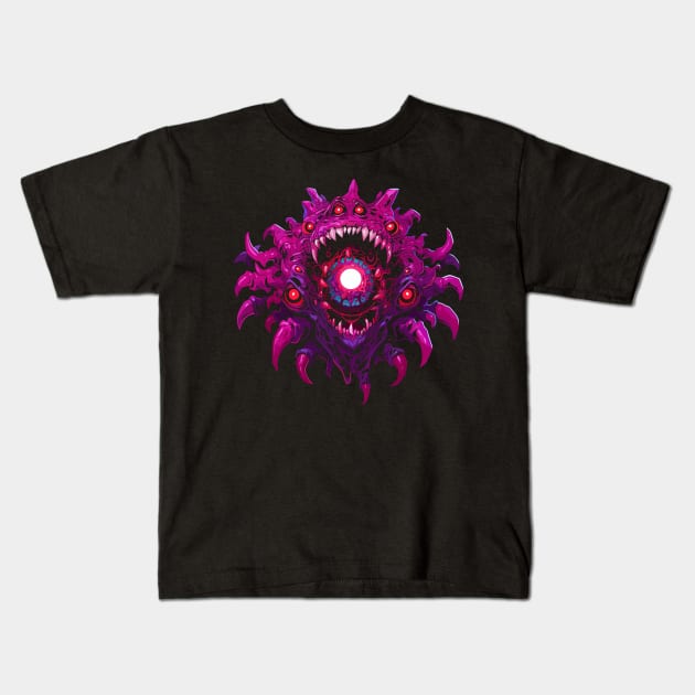 Mutated Beholder Kids T-Shirt by crula